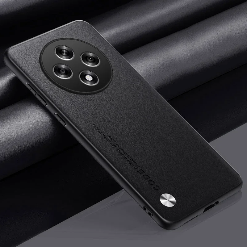 Luxury PU Leather & Carbon Fiber Matte Silicone Case