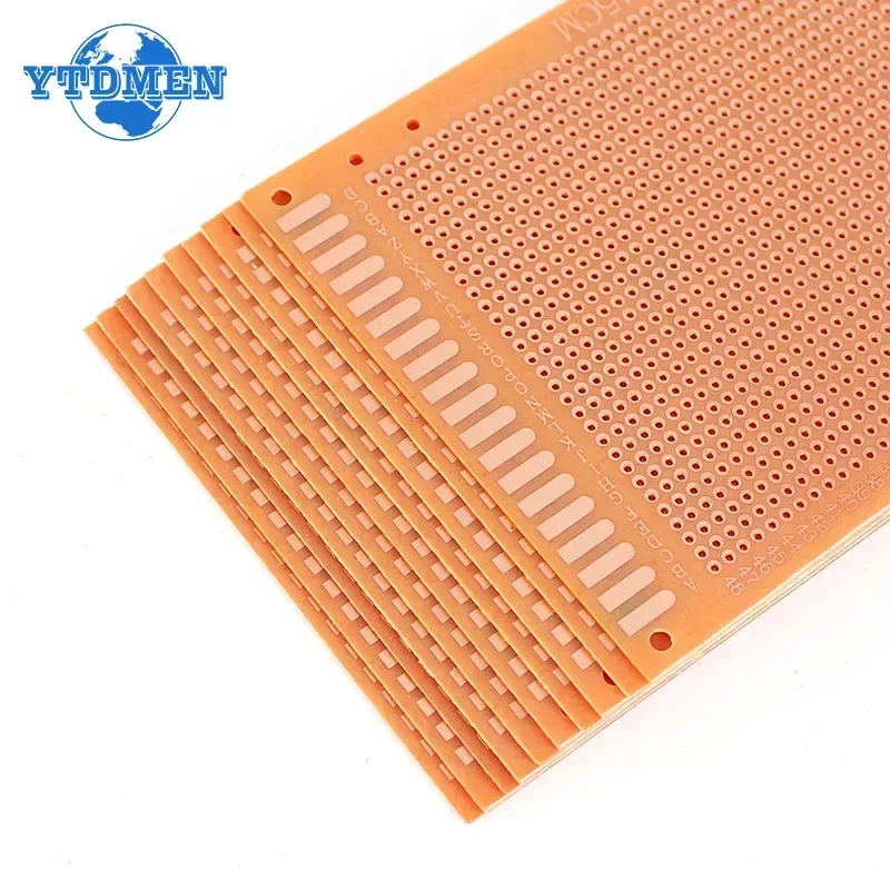 PCB Single Sided Circuit Board 5/10pcs 5*7cm 7*9cm 9*15cm Bread Board Protoboard Universal Printed Circuit Boards DIY Set