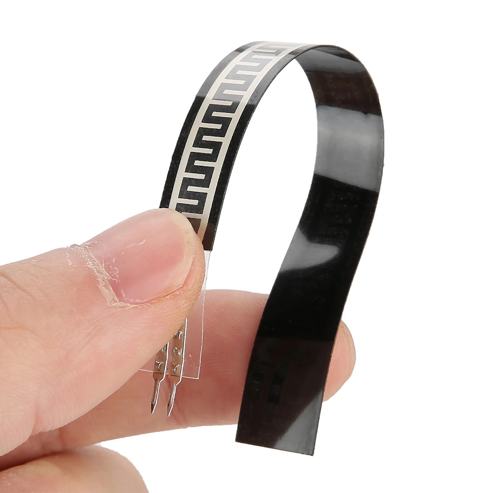ZD10-100 500g Resistance Type Thin Film Pressure Sensor Force Sensor Length 100mm Width 10mm