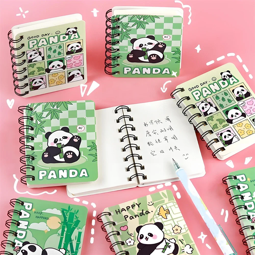 80sheets Panda Student Art Sketchbook Notebook Cartoon Art Painting Drawing Watercolor Book Portable Graffiti Sketch Notebook