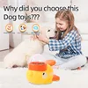 Pet cat and dog toy, little yellow duck pattern, pet intelligence, self-entertainment, food transmitter, leaky food toy 5