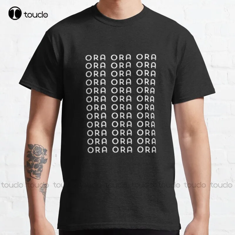 New Lover Japanese Manga Jojo Adventure Ora Ora Ora Ora Classic T-Shirt Halloween Shirt S-5Xl Pride Shirt Unisex