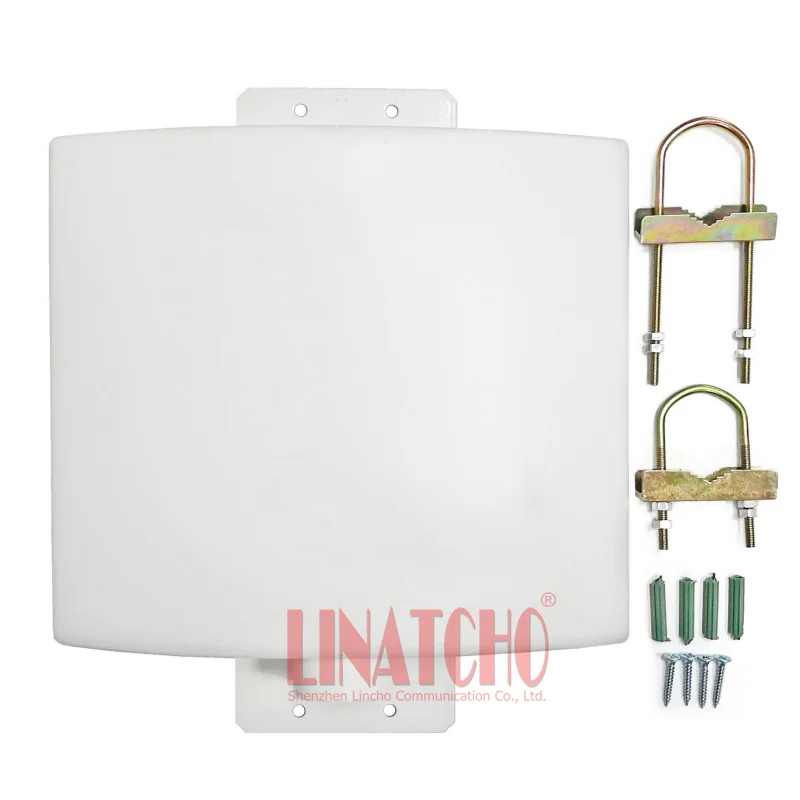 1200-1300MHz 1.2GHz 1.3GHz Waterproof Flat Panel CCTV Antenna N-Female Connector High Gain 12dB Antenna
