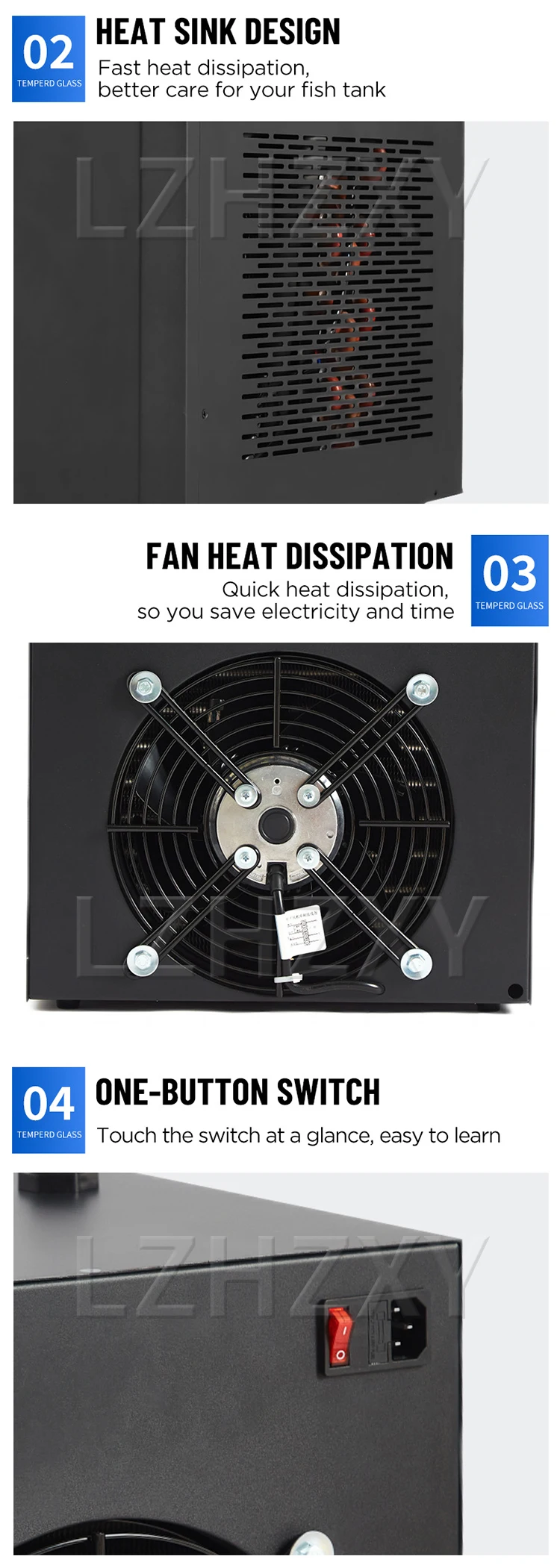 Home aquarium fish tank special water chiller sports Rehabilitation therapy ice