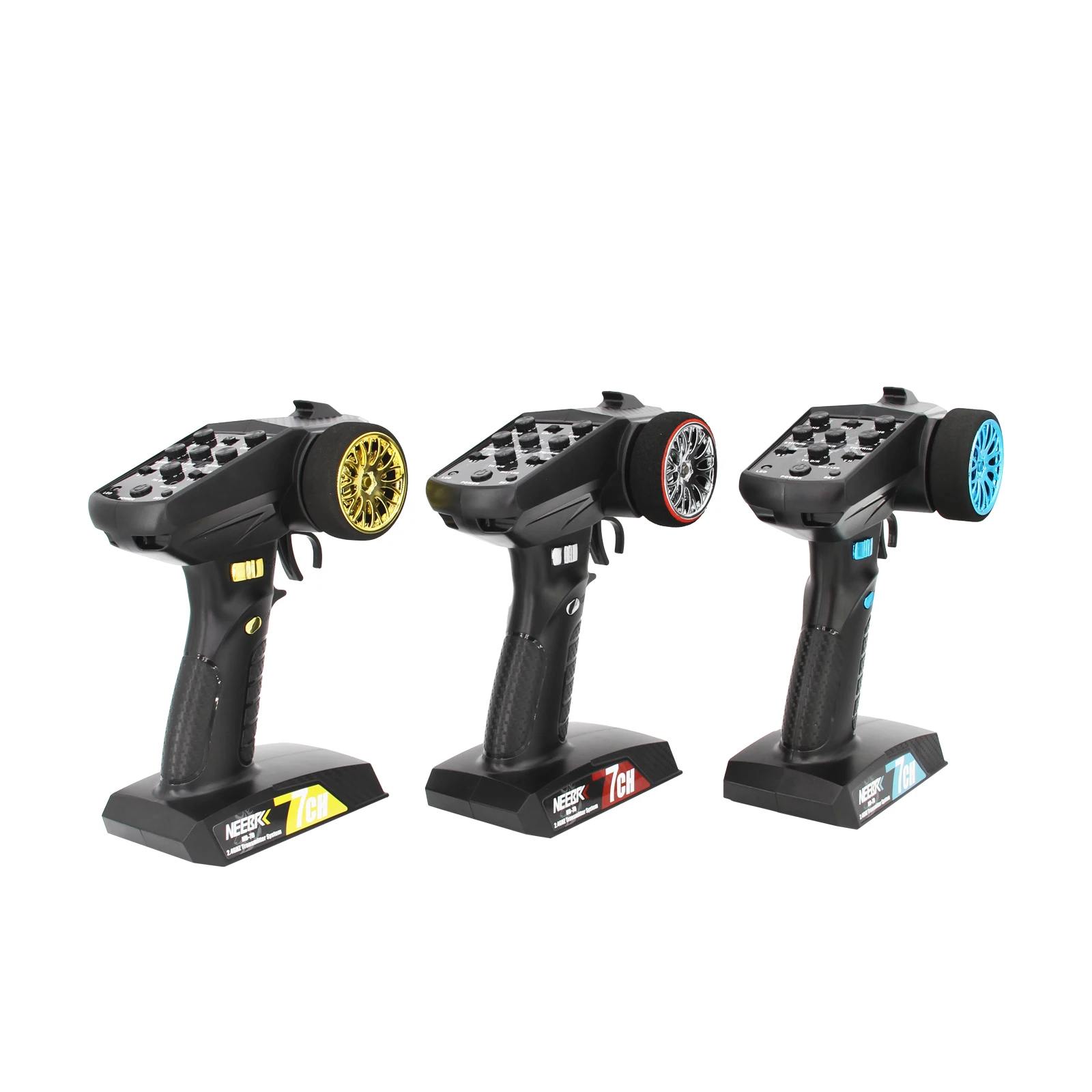 NEEBRC 7CH 2.4G Radio Émetteur-Récepteur pour Voiture RC MN168 MN99S MN82
