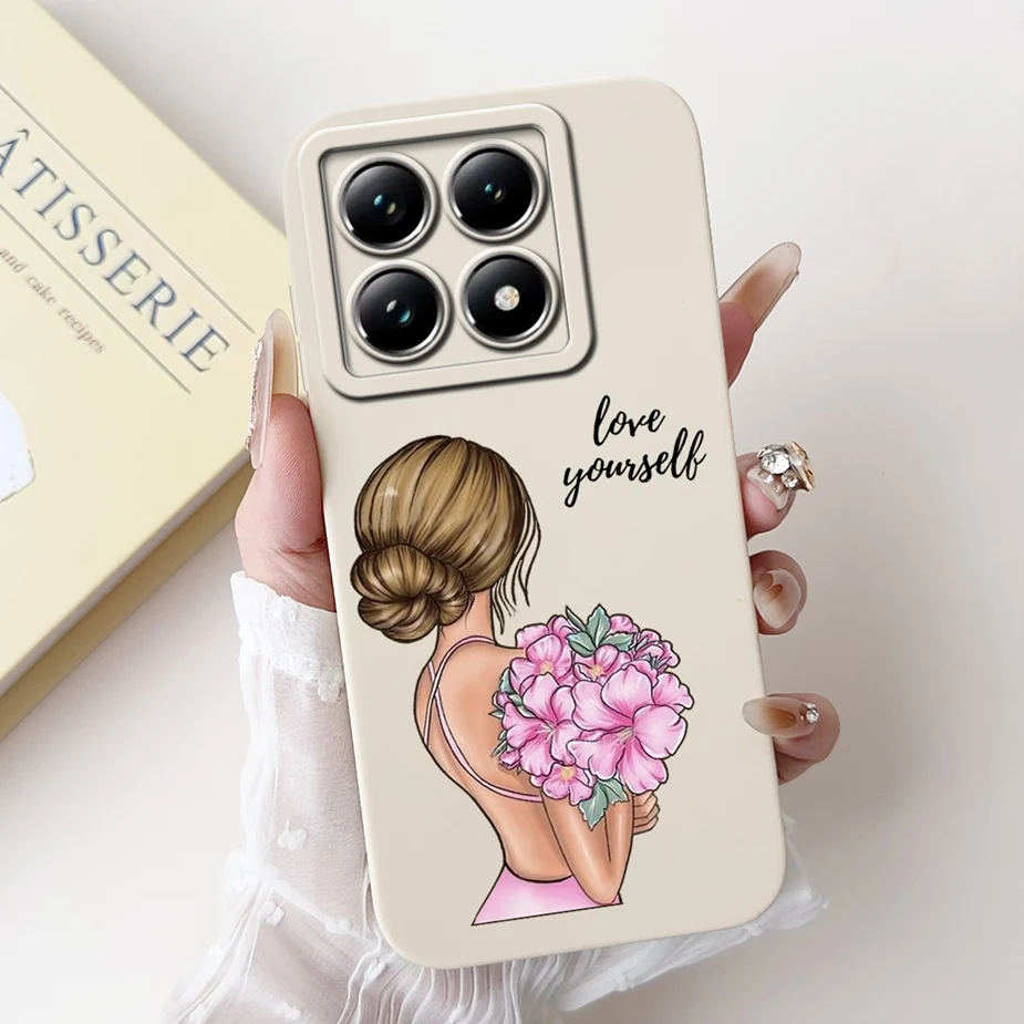 Luxury Sunflower Cartoon Girls Soft Silicone Phone Case