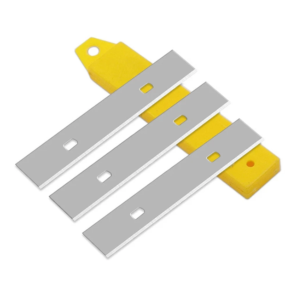 Description Picture 2 of item10pcs Steel Scraper Blades Replacement For Car Sticker Remover Decals Window Glass Clean Scraper Glue Remover
