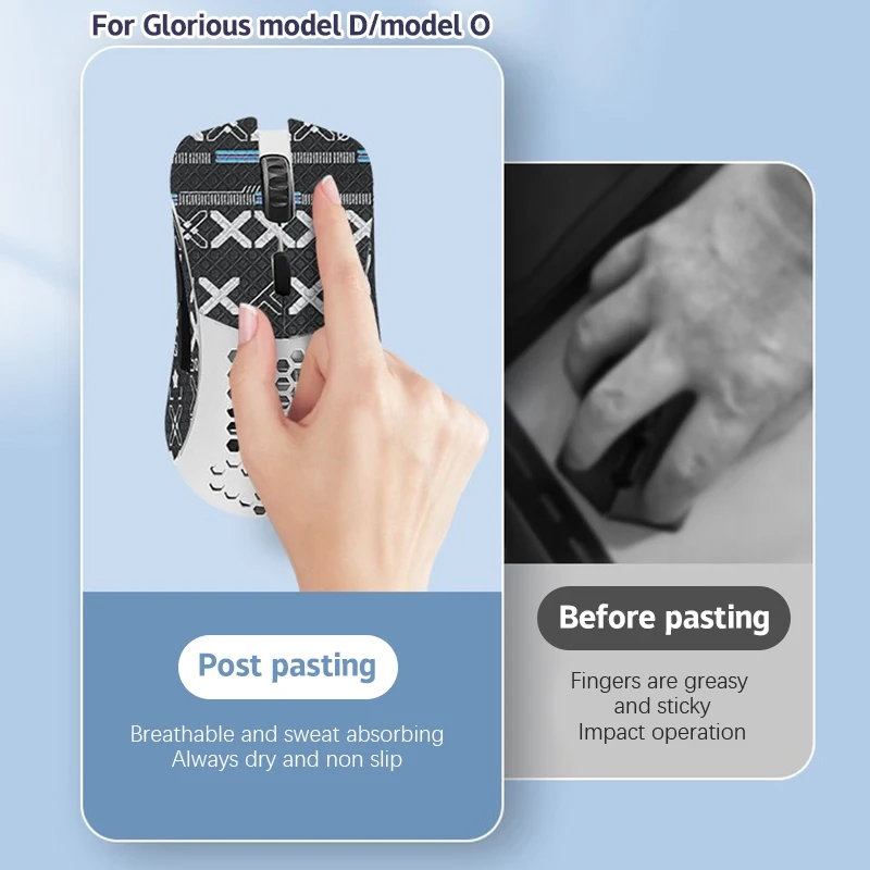 Non-Slip Sweatproof Mouse Grip Tape Sticker