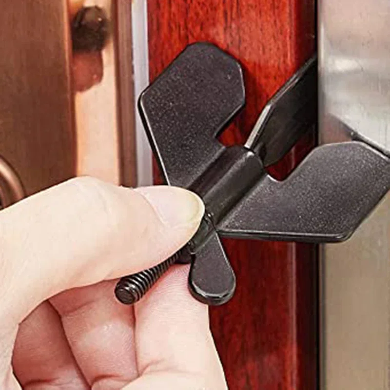 Door Lock Security for Travel Heavy Duty Portable Door Lock Stoppers Hotel Jammer Home Security Latch Device Apart door latch,door lock