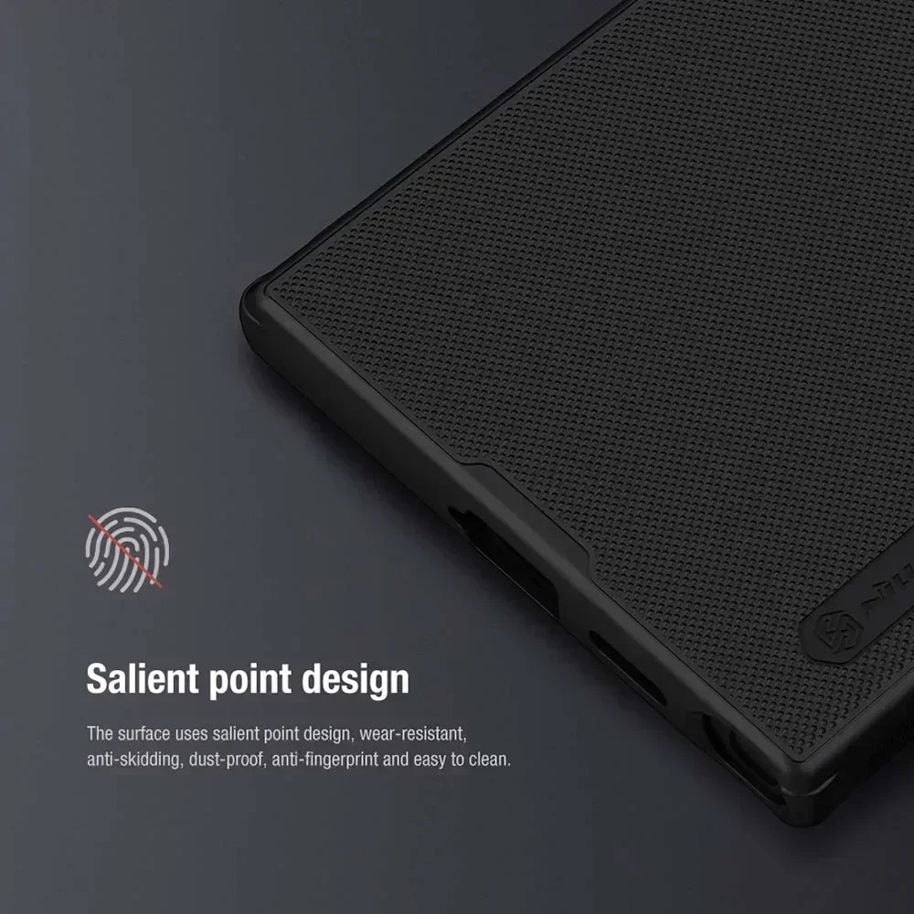 Frosted Shield Pro Anti-Fingerprint Shockproof Case with TPU+PC Protection