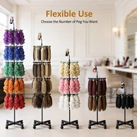 Support à tresses pour coiffeurs, 140 crochets, réglable en hauteur, pour extensions capillaires, pour salon et domicile ﻿ 5