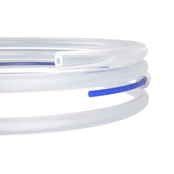 Premium PTFE Bowden Extruder Tube for 3D Printers - 1m Length, 1.75mm Filament Guide (ID2 OD4 Transparent)
