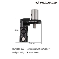 Enhanced Archery Adjustable Quick Release Durable V Bar Aluminum Stabilizer Balance (7 compound single)