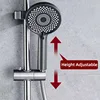 Bathroom Rain Shower Set Three Modes Handheld Pressure Spray Gun Adjustable Hot And Cold Top Shower Multi-function Shower 3