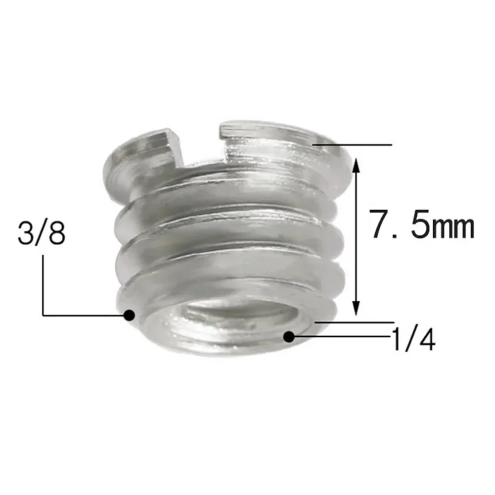 1/4 3/8 To 5/8 Female Male Threaded Screw Mount Adapter For Tripod Camera Studio Aluminum Alloy Screws Tripod Accessories