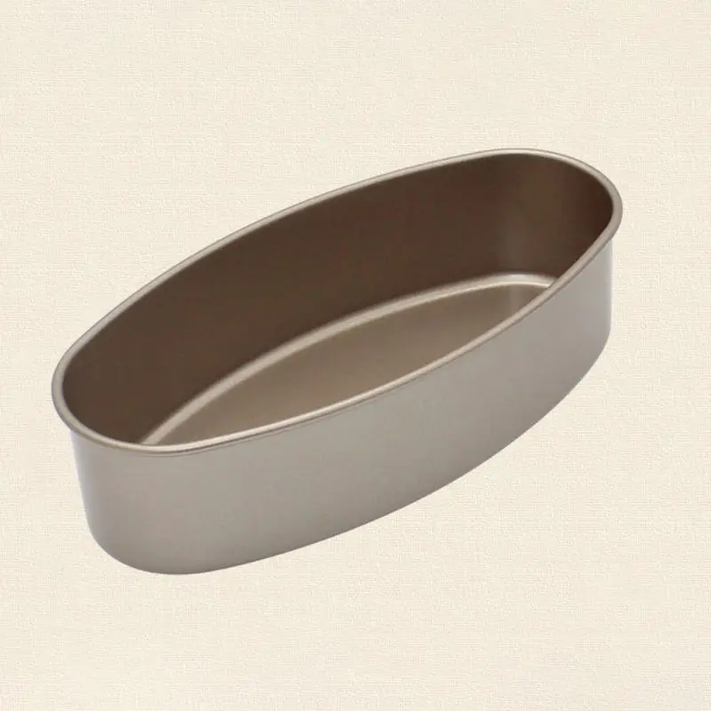 

9 Inch Non Oval Cake Pan Cheesecake Loaf Bread Mold Baking Tray DIY Kitchen Bakeware Supplies