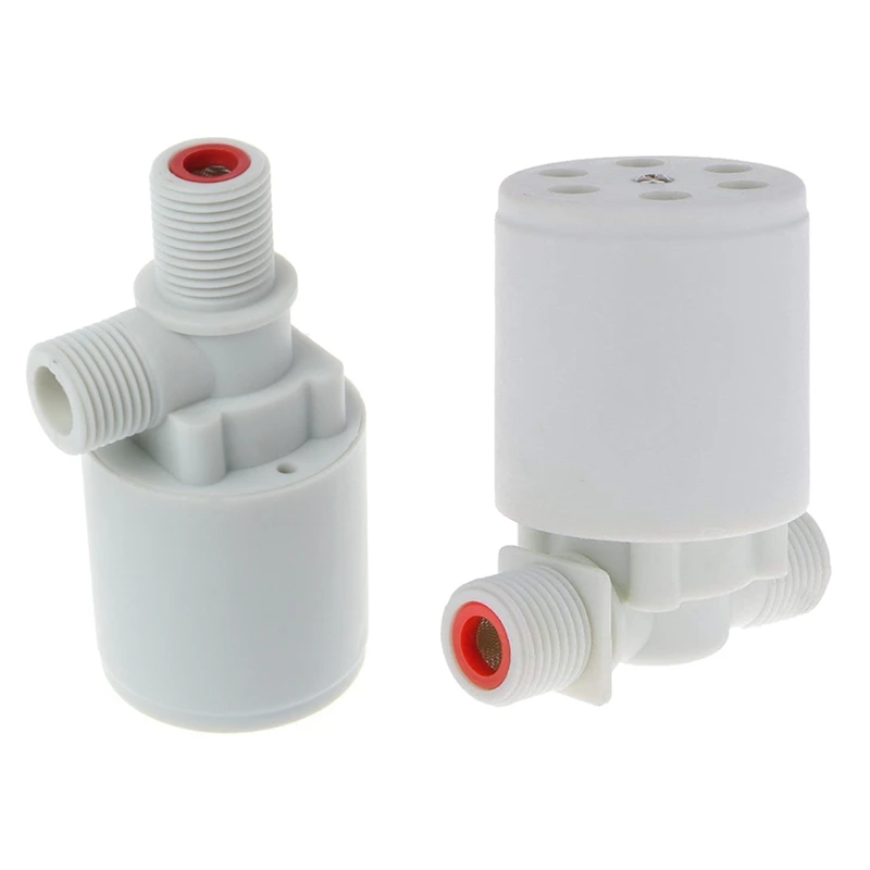 

Top Deals 2 Pcs 1/2 Inch Floating Ball Valve Water Level Control Valve Water Tank Water Tower Pool Solar Automatic Water Level C