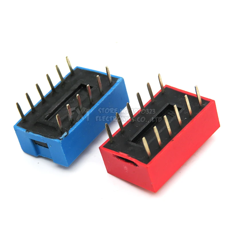 10PCS Slide Type Toggle Switch Module - Blue Snap Switch