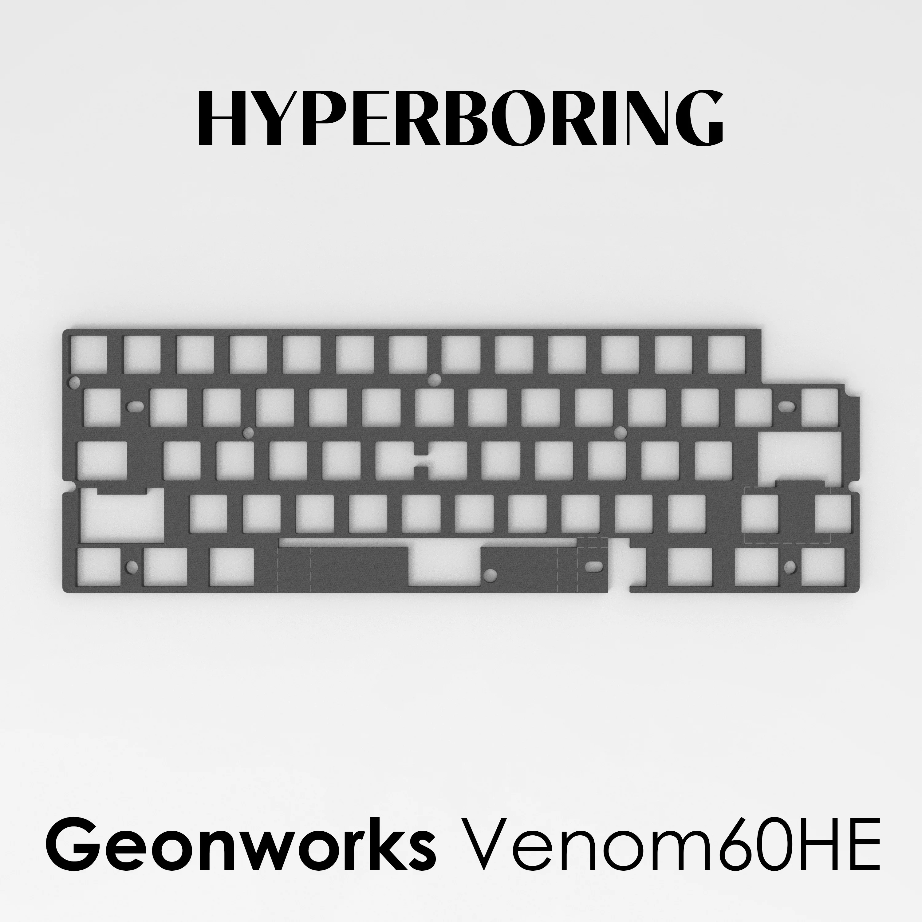 キーボード Venom60 HE PCB plate Geon Venom 60 HE PCB – Divinikey