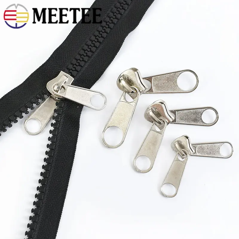 10/20/pcs 5 8 10 20 Double Zipper Slider Puller For Resin Zips