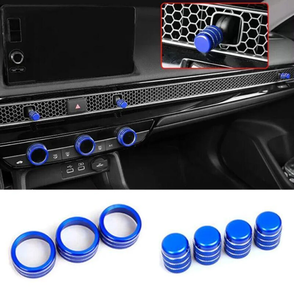 

Brand New For CR-V Knob Circle Ring Trim Brand New Durable To Use Fashion High-quality Practical Aluminium Alloy