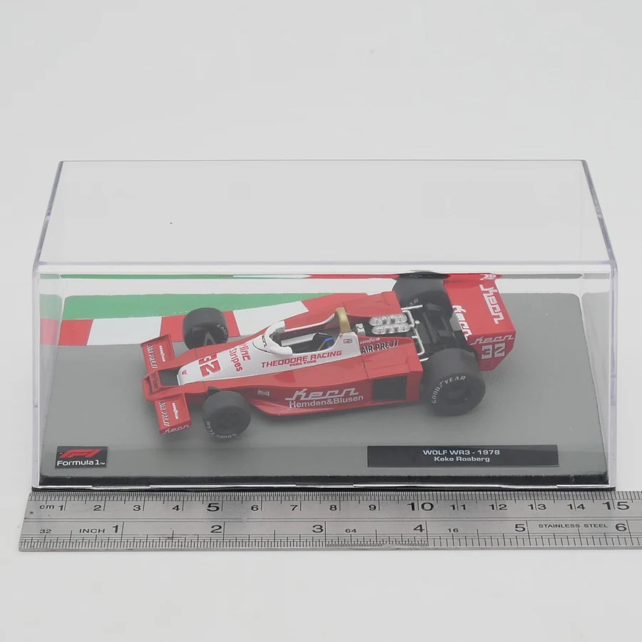 Die Cast 1/24 Wolf WR3 - Keke Rosberg - 1978 Voiture De Course Die Cast 1/24 Wolf WR3 - Keke Rosberg - 1978 Voiture De Course