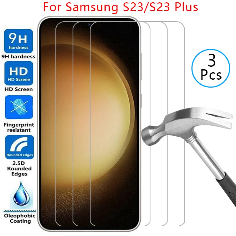 Vetro Temperato Per Samsung Galaxy S23 Plus 5G Custodia Per Telefono Samsungs23 Galaxys23 S 23 23 S S23Plus Pro Cover Posteriore 360 Galxy S23Case
