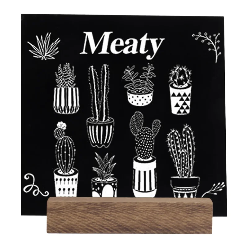1Pcs Mini Blackboard Supports Dining Table, Birthday, Wedding And Christmas Celebration Easy To Use