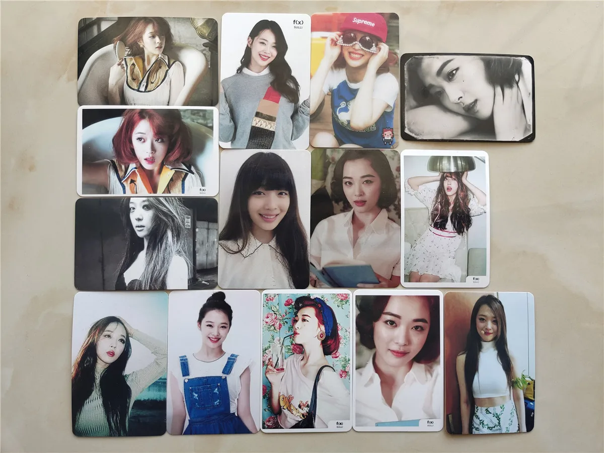 フォトカードF(X) FX電気ショック、レッドライト、Sulli、クリスタル 