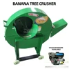 Gasoline Electric Banana Tree Cutter Grass Cutter Banana Tree Shredder Poultry Farming Farmers Grass Fodder Chopper No Motor 6