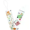 2/3/4PCS Nipple Chain Animal Pattern -shaped Clip Multicolour 29cm Supplies Baby Pacifier Clip Cute Portable 5