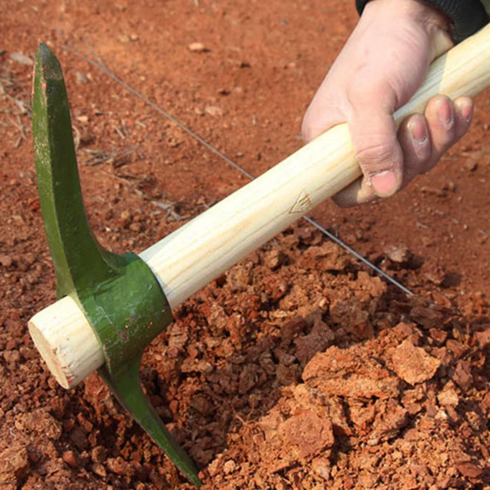 Steel Garden Steel Hollow Hoe Household Pickaxe Convenient Gardening Tool Multifunctional Pickaxe 6