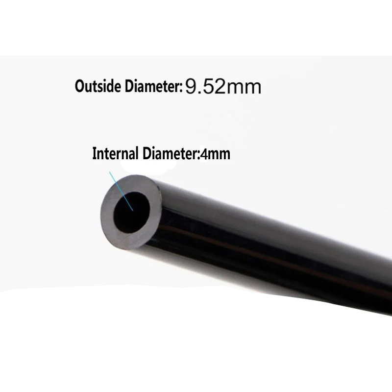 High pressure 3/8 Inch Nylon Tube Inner Diameter 4mm Outter Diameter 9.52mm Pipe for Misting Cooling System 1M 2M 5M 10M
