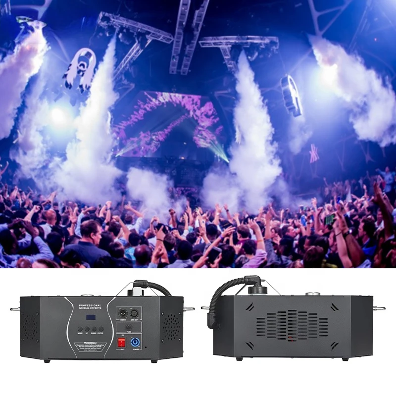 나이트 클럽용 리모컨 무대 연기 안개 기계, Dmx512, 3000W