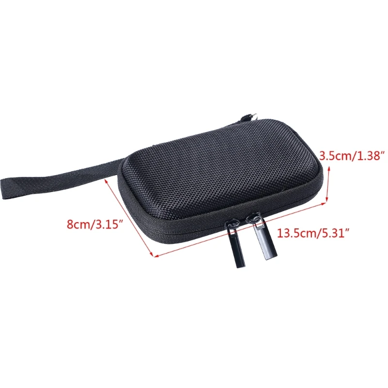 Portable Hard for SanDisk E30 E81 SSD Traveling Protective Storage Bags with Mesh Inner Pocket Shockproof SSD