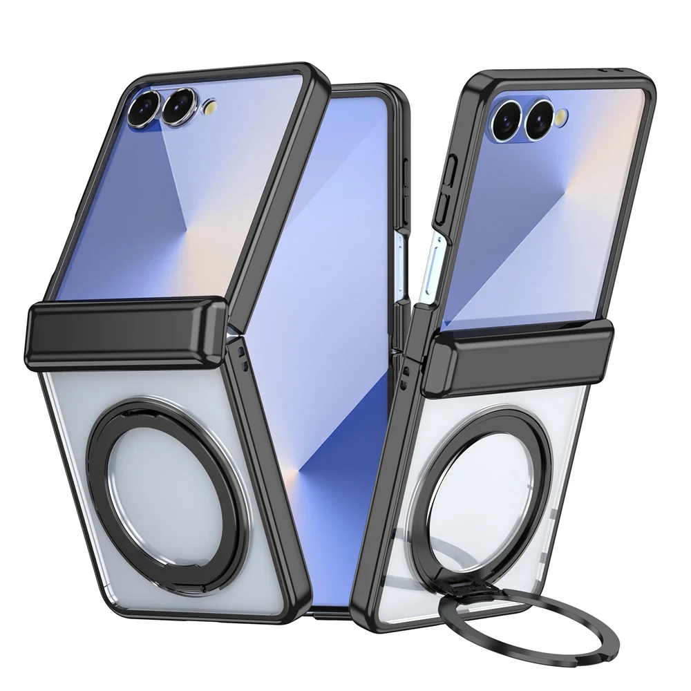 Magsafe Magnetic Transparent Phone Case with Hinge Protection