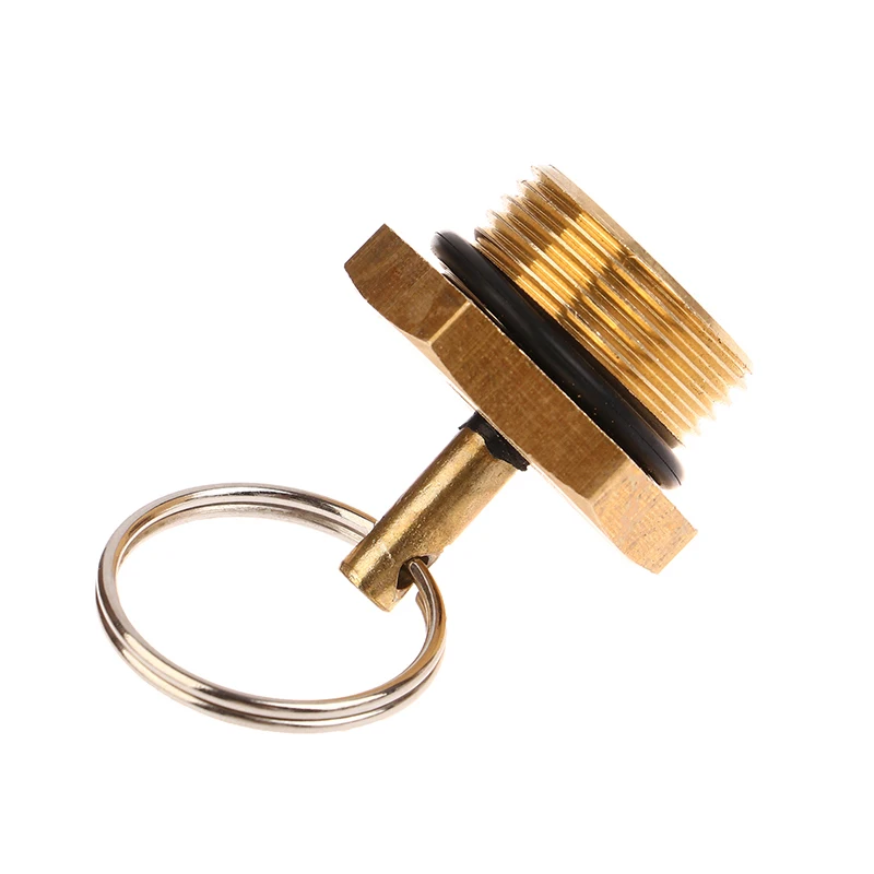 Truck Air Tank Drain Valve Anti-rust Antifouling Air Tank Drain Switch Type 151 Copper Plug Screw Auto Parts