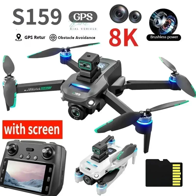 S159 GPS Rc Drone 5G Professional 8K HD Aerial Photography Dual