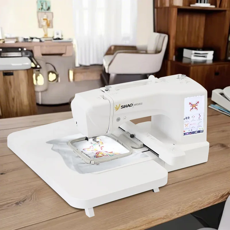 מכונת תפירה חשמלית מחשבונית אוטומטית Sihao עם מסך מגע לחוטי חג המולד