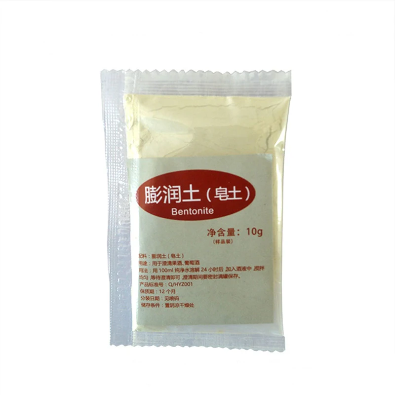 10g Wine Making Used Bentonite Juice Clearance Bentonite after