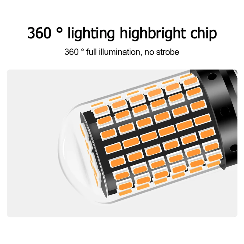 2  1156 BA15S P21W BAU15S PY21W 7440 W21W P21/5W 1157 BAY15D 7443 3157 LED  144smd Canbus    õ