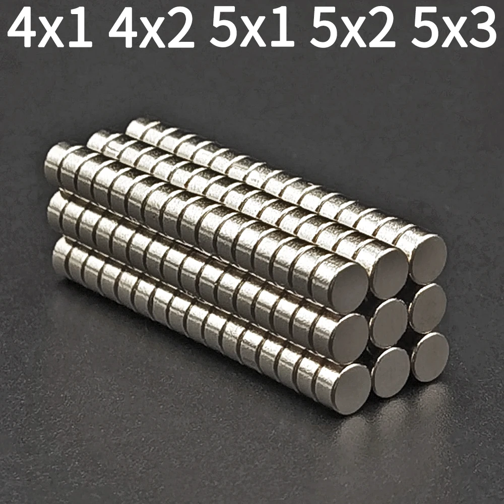 Round magnets 4x1 4x2 5x1 5x2 5x3mm diameter mini super strong for fridge