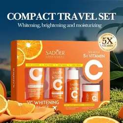 Vitamin C Radiance Travel Kit: 4 - Piece Brightening & Hydrating Skincare Set (Travel 4 - piece set)