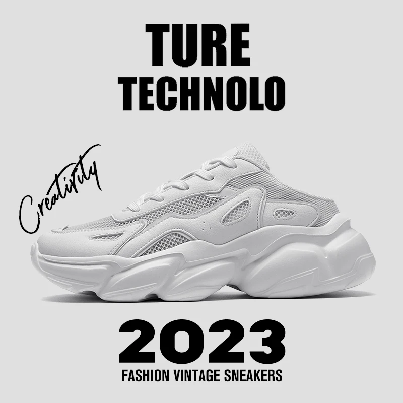 

Women's Luxary Chunky Sneakers 2023 Mesh Breathable Shoes for Men Sports Running Casual Ladies Fitness Vulcanize Shoes