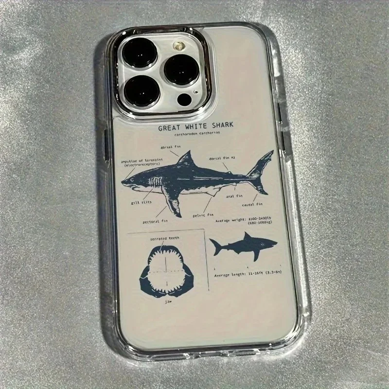 Whale Shark Clear Phone Case - Fashion TPU Shockproof Cover