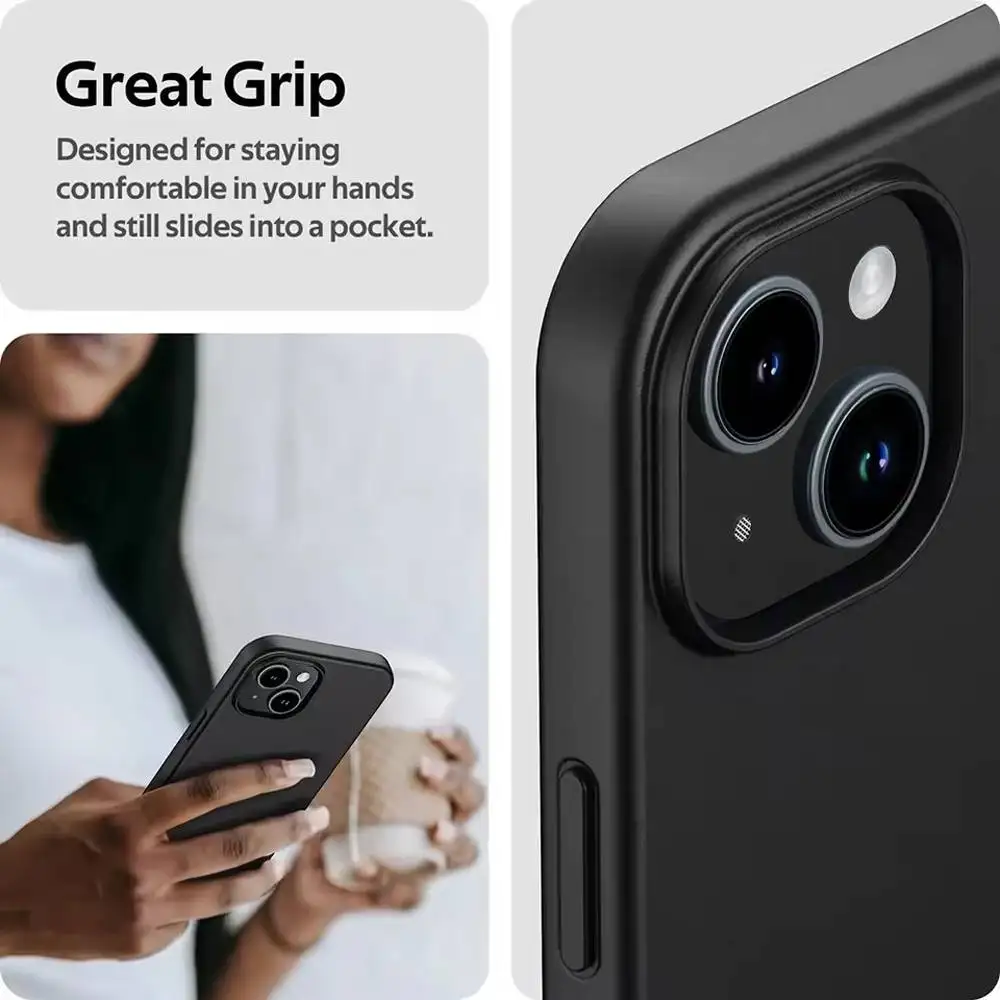 Sleek Black Soft Shell Phone Case With M-Murder Graphic Design