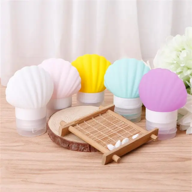 Conjunto de Viagem de Garrafas de Silicone Shell