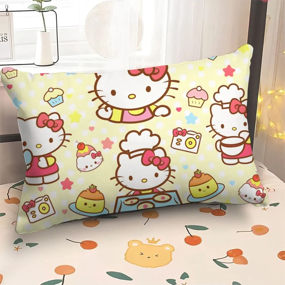 Cute Sanrio Peripheral Pillowcase Cartoon Kuromi Cinnamon Dog Sofa Cushion Cover Bedside Pillowcase Room Home Decoration 4