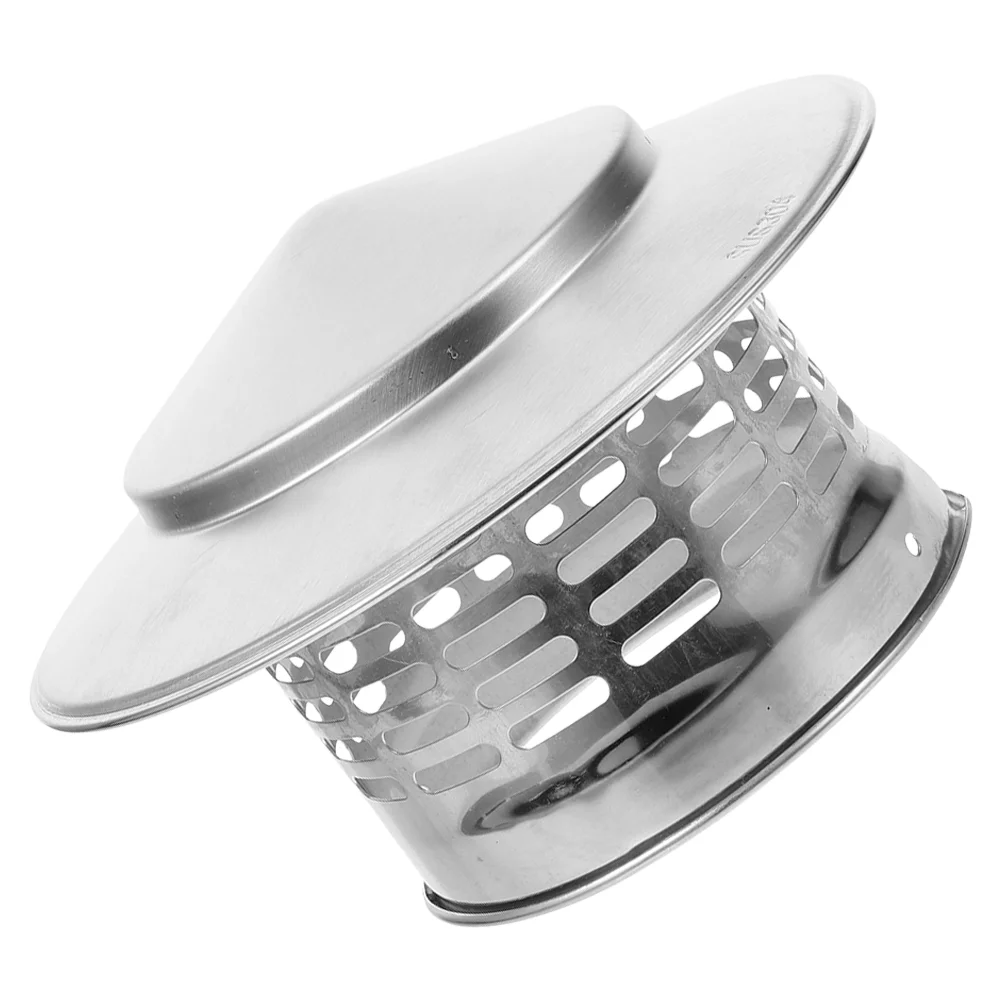 

Chimney Cap Roof Vent Caps Smoke Tube Cover Roofs Rain Rainproof Parts Stainless Steel