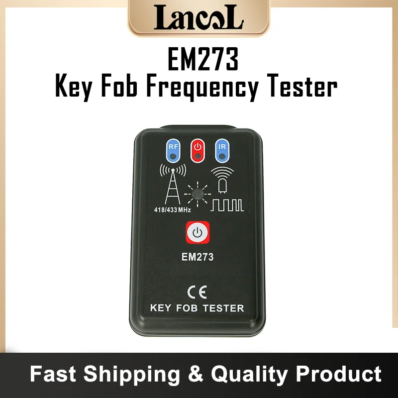 EM273 LED Key Fob Frequency Tester Checker Finder Wireless Radio Frequency Remote Control